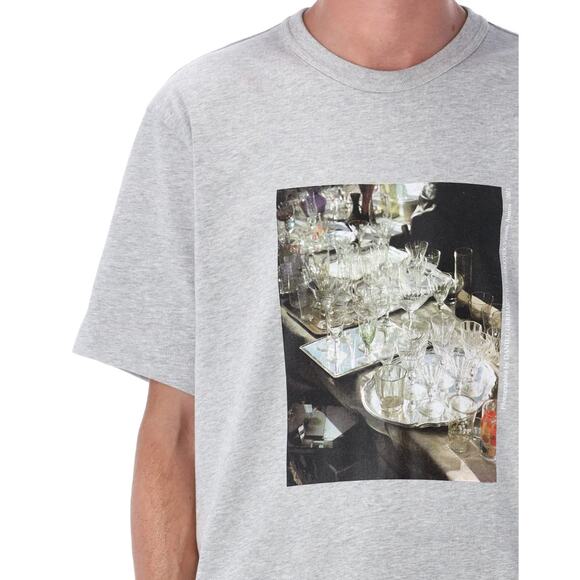Helmut Lang Men's Vienna Photo Gray Postcard Graphic Short Sleeve Tee Size XXL - Picture 12 of 12